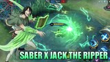 SABER X JACK THE RIPPER SKIN SCRIPT [BLACK CLOVER] FULL EFFECTS - MOBILE LEGENDS