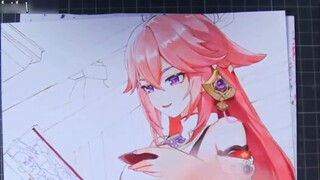 [วาดมือ] เศษสุนัขจิ้งจอกอยู่ที่นี่ ~ เพิ่มพื้นหลังเพื่อดูเป็ด