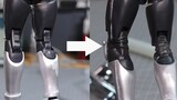 Use black balloons to restore the joints of Kamen Rider into the leather sheaths in the play