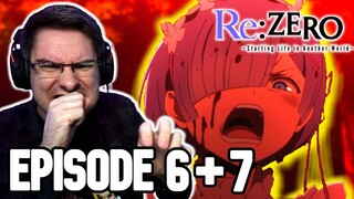 Re:ZERO Season 1 Episode 6 & 7 REACTION | Anime Reaction