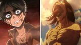 Titan of Eren beats Female Titan #videohaynhat