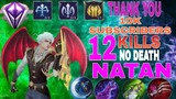 Natan revamp! + best build terbaru + gameplay 2021 | top global natan + aggressive + Mobile Legends