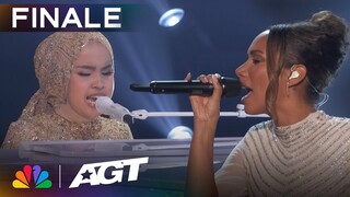 Leona Lewis and Putri Ariani deliver a stunning performance of "Run" | Finale | AGT 2023