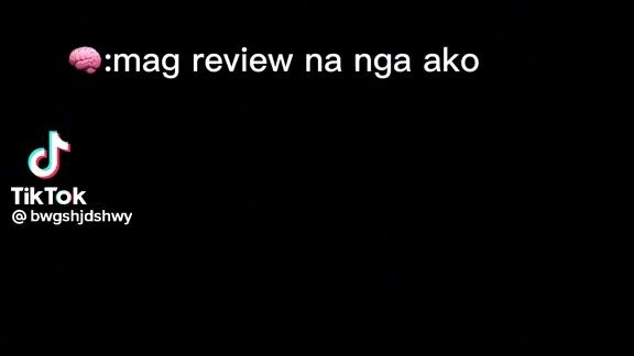 promise mag review na talaga ako