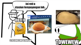 Ketika Bapak Pulang Bawa Roti O Stasiun Lempuyangan 🤤...