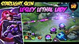 Lesley Lethal Lady Skin Review Using Skills No Cooldown | Mobile Legends: Bang Bang!