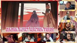 Character Story Kazuha Archon Quest Cutscene - Reaction Mashup (Genshin Impact)