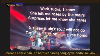 Perdana kenzie Duet Dengan Ayahnya Andre Taulani