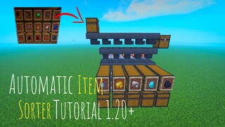 Minecraft Automatic Item Sorter Tutorial