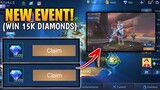 GET 15K DIAMONDS in this NEW EVENT | MOBILE LEGENDS  ✓JULY 2020