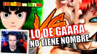 ESPAÑOL REACCIONA A NARUTO LATINO!! 💥ROCK LEE VS GAARA!! 🔥😍🔥(PARTE 1)