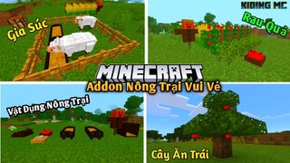 Cách Cài Addon Nông Trại Vui Vẻ Siêu Hay Cho Minecraft Pe 1.14 (Có Link) | KIDING MC