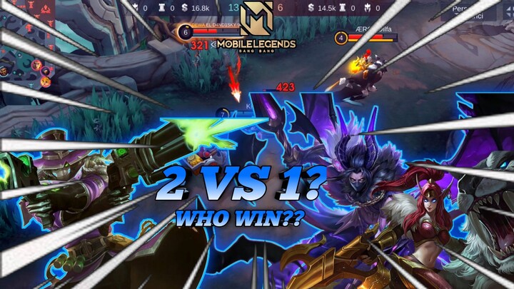 HARUS BANGET LAWAN 2 VS 1? HAJAR GA NIH🗿