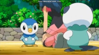 Pokemon Black and White (2011-2014) - Piplup Vs Oshawott Scene