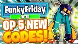 ALL *5* NEW SECRET OP CODES! Roblox Funky Friday
