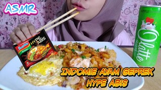 ASMR Indomie Ayam Geprek Hype Abis with Olatte | ASMR Indonesia