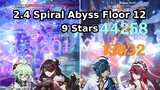 【Genshin Impact】Sucrose Taser & Reverse Melt Quickswap | 2.4 Spiral Abyss Floor 12 (9 Stars)