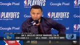 Stephen Curry: "You have to understand that it's going to be really hard to knock this team out"