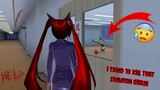 I tried to kill that skeleton girl ðŸ˜° (Watch until end!) | Sakura School Simulator
