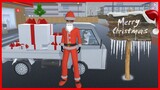 Santa Gives Gifts To Children - Christmas SAKURA School Simulator