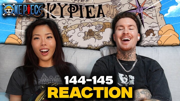 A SKY ISLAND?! | First Time Watching One Piece Episode 144-145 Reaction