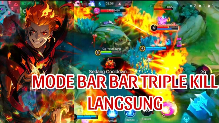 MODE BAR BAR TRIPLE KILL LANGSUNG:)