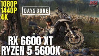 Days Gone | Ryzen 5 5600x + RX 6600 XT | 1080p, 1440p, 4K benchmarks!