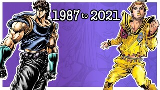 The Evolution of the JoJo Artstyle