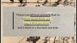 Best quote from africa