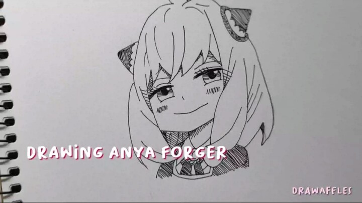 Drawing Anya Forger