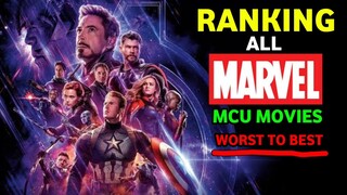 RANKING LAHAT NG MCU MOVIES (MARVEL MOVIES) FROM WORST TO BEST