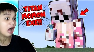 GAWAT !! MOMON BERUBAH MENJADI TITAN EXE !! Feat @sapipurba Minecraft