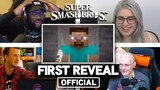 All Reactions to Minecraft Steve Reveal Trailer - Super Smash Bros. Ultimate