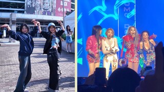 【苏司喵】在2NE1演唱会门口跳《我最红》｜谁的青春回来了！