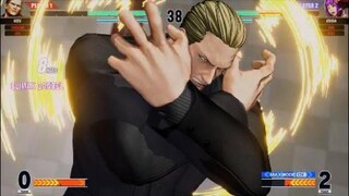 KOF15　大将ギース　別格ギースの29Hitレイジングコンボ　スピード感抜群のギース