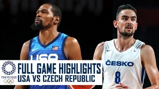 USA vs Czech Republic Game Highlights 4th Qtr | 2021 Tokyo Olympics | Men's Basketball NBA 2K21