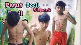 PERUT BOCIL SIX PACK | roti sobek bocil | kakaknya iri | komedi muhyi official