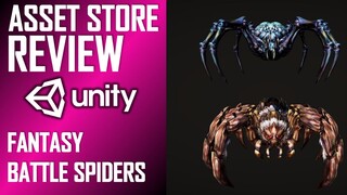 UNITY ASSET REVIEW | FANTASY BATTLE SPIDERS | INDEPENDENT REVIEW BY JIMMY VEGAS ASSET STORE