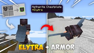 Cara Menggabungkan Elytra Dengan Armor Di Mcpe 1.18/1.19