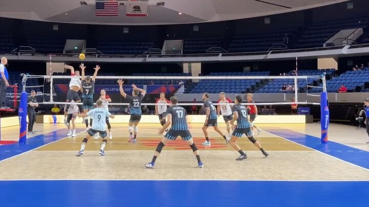 Can the men’s volleyball team really see the ball?