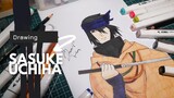 Menggambar Sasuke Uchiha | The Last : Naruto The Movie