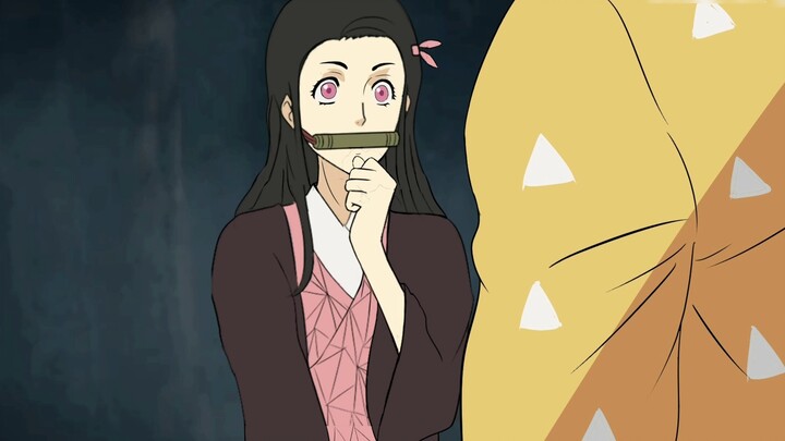 My Wife Zenitsu's Nature Is Exposed [Forcely Kiss Nezuko's Bamboo]