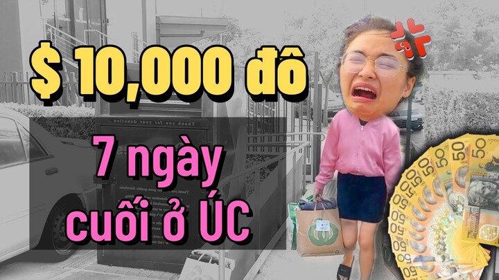 Xài hết $10,000 đô trong 7 ngày cuối cùng ở Úc