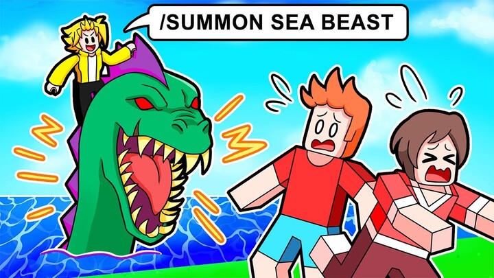 I Spawned Sea Beasts To Troll in Blox Fruits.. (Roblox Blox Fruits)