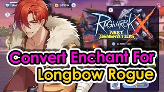 [ROX] Converting To STR Enchant For Longbow Rogue | KingSpade