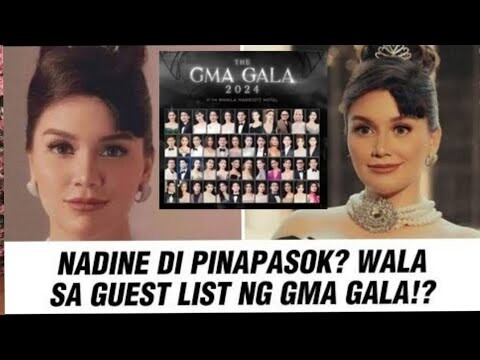 NADINE SAMONTE, INIMBITA SA GMA GALA PERO WALA SA EVENTS LIST. PINAUPO KATABI NG PAGKAIN