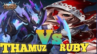 gameplay.. "THAMUZ" VS RUBY. di LANE OF DOWN🔥🔥