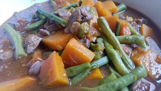 Atay at Balunbalunan na may Kalabasa at Sitaw | Murang Ulam Recipe