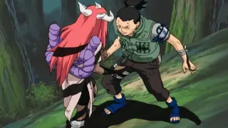Shikamaru vs Tayuya - Shikamaru cai no Genjutsu de Tayuya - Naruto