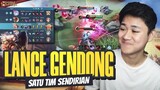 LANCELOT JEJE GENDONG SATU TIM SENDIRIAN SAMPE END GAME! - Mobile Legends
